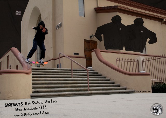 SK8RATS Rat Patch Hoodie Ad