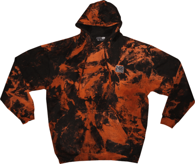 SK8RATS Bleach Tie Rat Patch Hoodies.psd