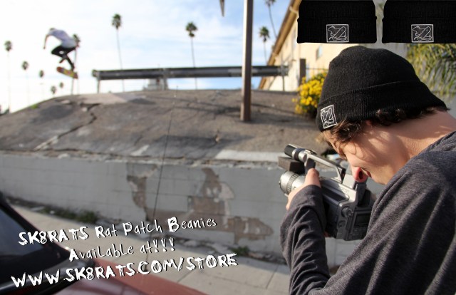 SK8RATS Rat Patch Beanie Ad