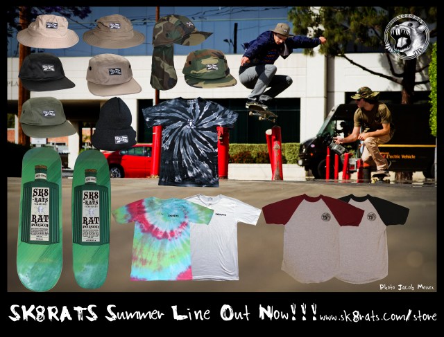 SK8RATS 2013 Summer Line Out Now!!!