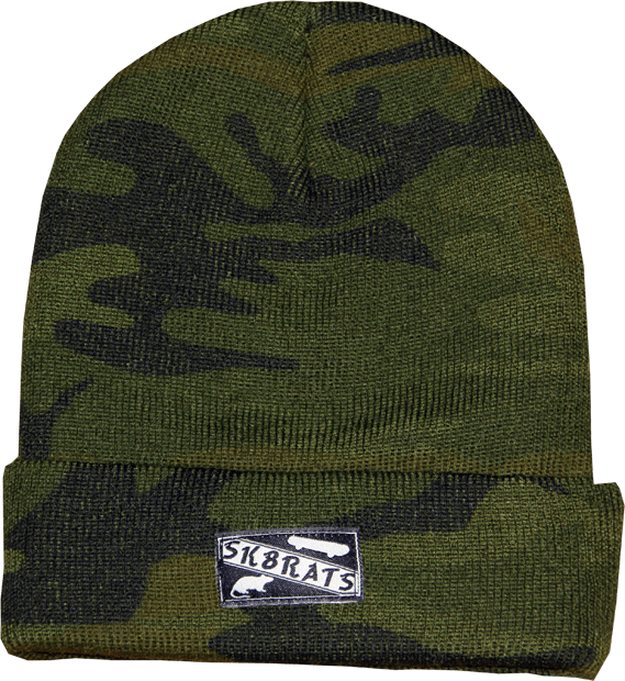 SK8RATS Camo Beanie