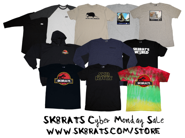 SK8RATS Cyber Monday Sale 2013