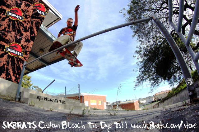 SK8RATS Custom Bleach Tie Dye Ts!!!
