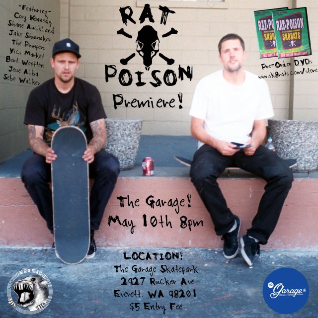 Rat Poison Video Premiere The Garage Skatepark Everett WA!! 