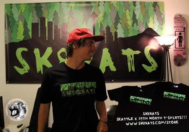 SK8RATS X 35th North T-Shirts! 