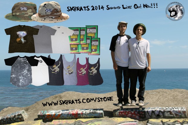 SK8RATS 2014 Summer Line Out Now!!