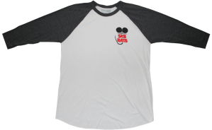SK8RATS Baseball T Noel's Grahic Grey